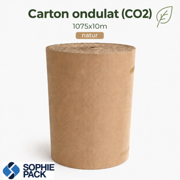 Carton ondulat, 120m, final, CO2