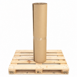 Rola carton ondulat, CO2, 1075mm x 10m, natur - Image 3