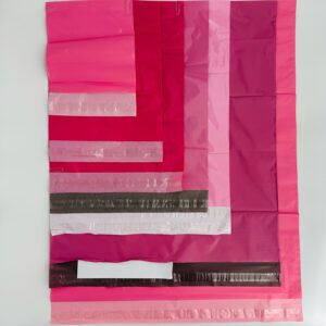 Plic curierat fara buzunar, 450 x 550 mm, 55 microni, Roz - imagine 2