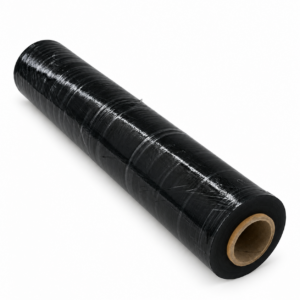 Folie Stretch Manuală Neagră, 50 cm, 23 microni, 120 m lungime - imagine 3